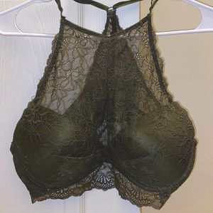 Olive Green XOXO Padded Bralette! 💚